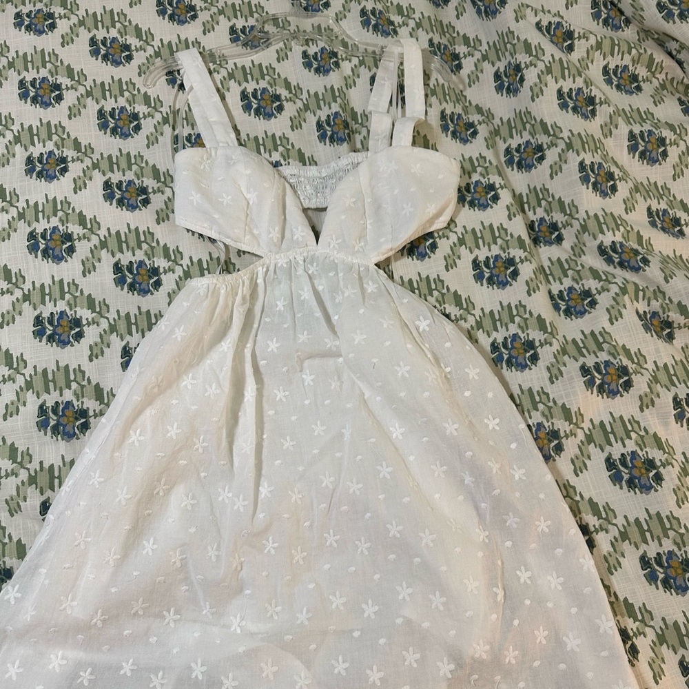 Princess Polly White Floral Dress